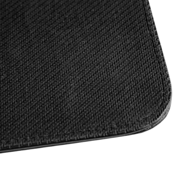 Moat Leather Mouse Pad Black No Logo - Rubber Backing Shot